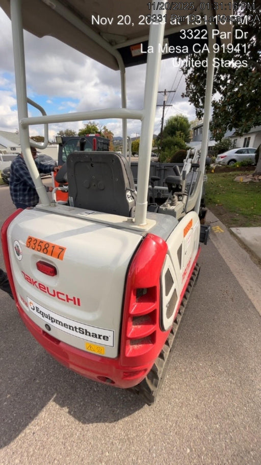 2023 TAKEUCHI TB216R