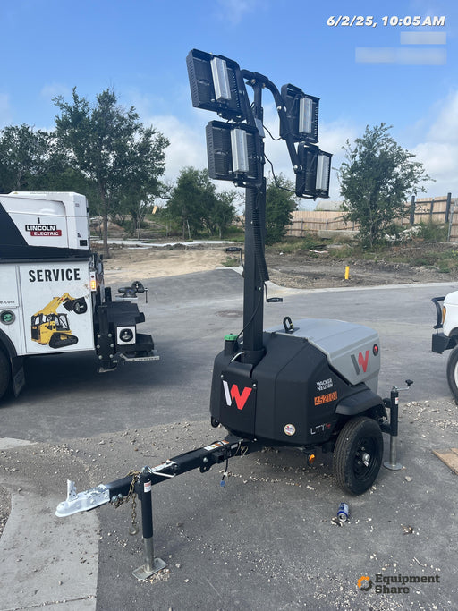 2024 Wacker Neuson LTT4 Diesel, Kohler KDW702, Deep Sea Controller, Auto Start, LED 320W, Bypass Outlet, T3