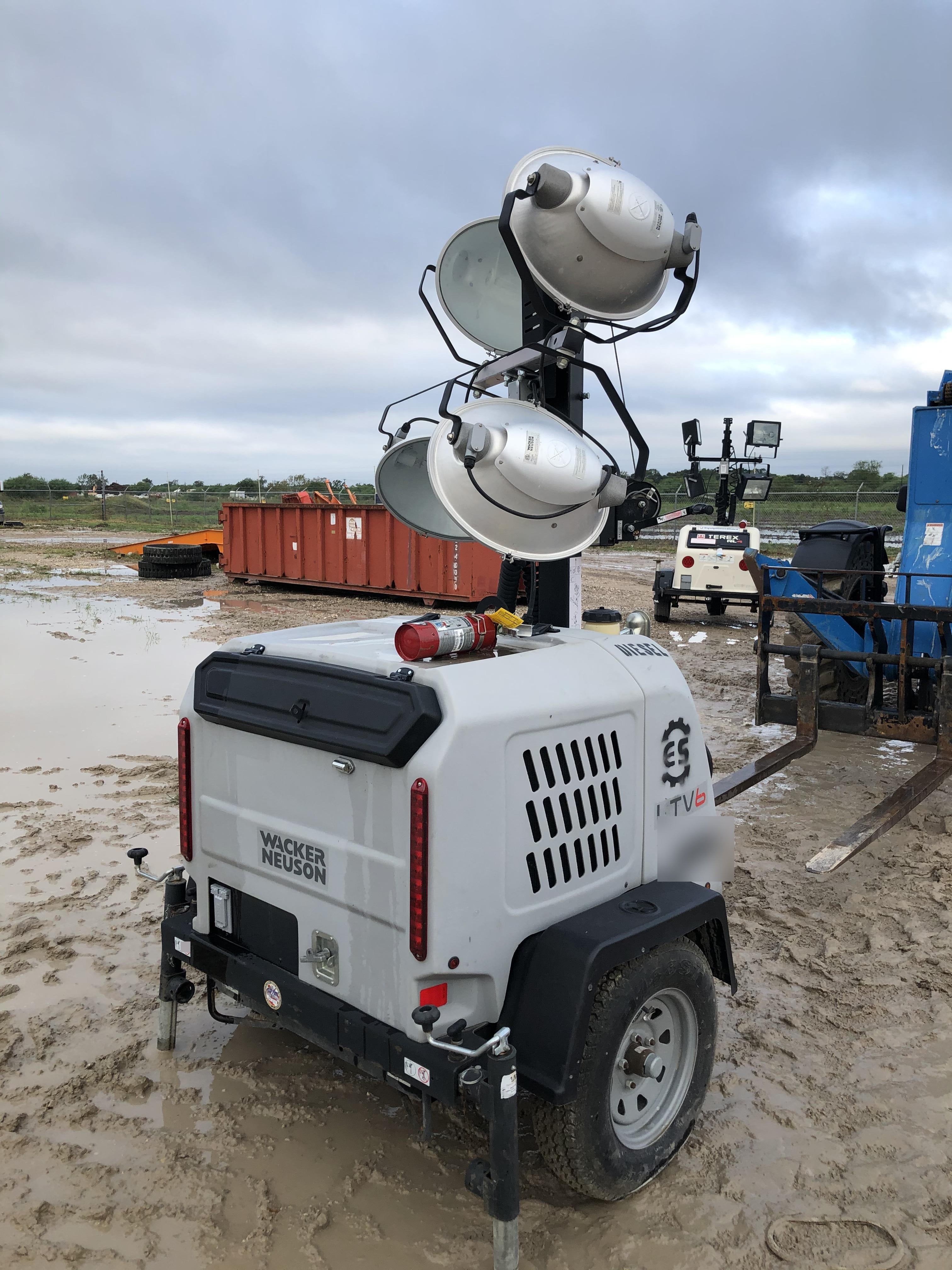 2018 Wacker Neuson LTV6L-MH Wacker Neuson LTV6L Mobile Light Tower w/Fuel Level Sensor Installed