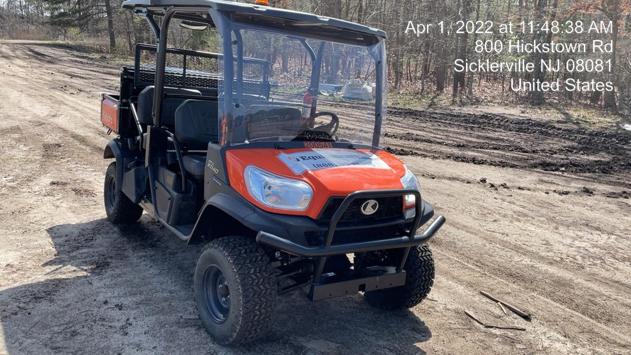 2022 Kubota RTV-X1140W-H Plastic Canopy, Windshield Acrylic Clear, LED Strobe Light, Wire Harness Kit, Back up Alarm