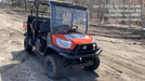 2022 Kubota RTV-X1140W-H Plastic Canopy, Windshield Acrylic Clear, LED Strobe Light, Wire Harness Kit, Back up Alarm