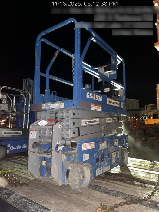 2019 Genie GS-1930 Fixed rails with chain Entry