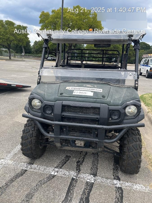 2019 Kawasaki Mule PRO-FXT Standard Options, Backup Alarm, Beacon, Plastic Hard Top, Poly Windshield, Horn Kit