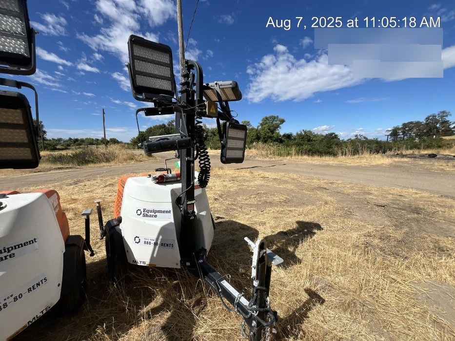 2023 Generac MLT2 Diesel, Flex Switch 120V Input, Powerzone Controller, 
(4) 320W LED Lights, 4kW Generator, 39.9 Gal Fuel Tank, 2" Ball, T3