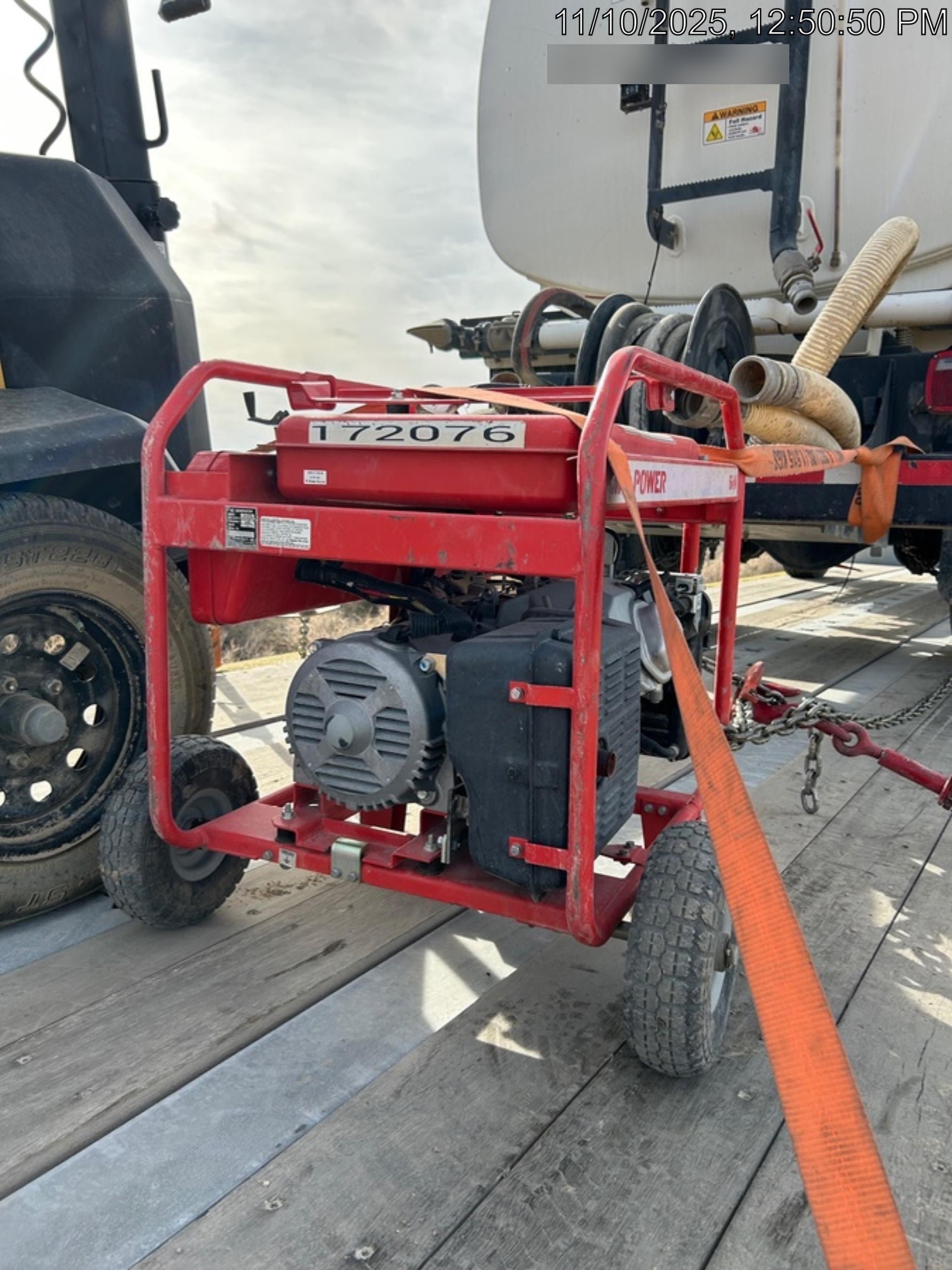 2021 Multiquip GA6HR Gen 6kW Honda GX340 GFCI
Wheel Kit