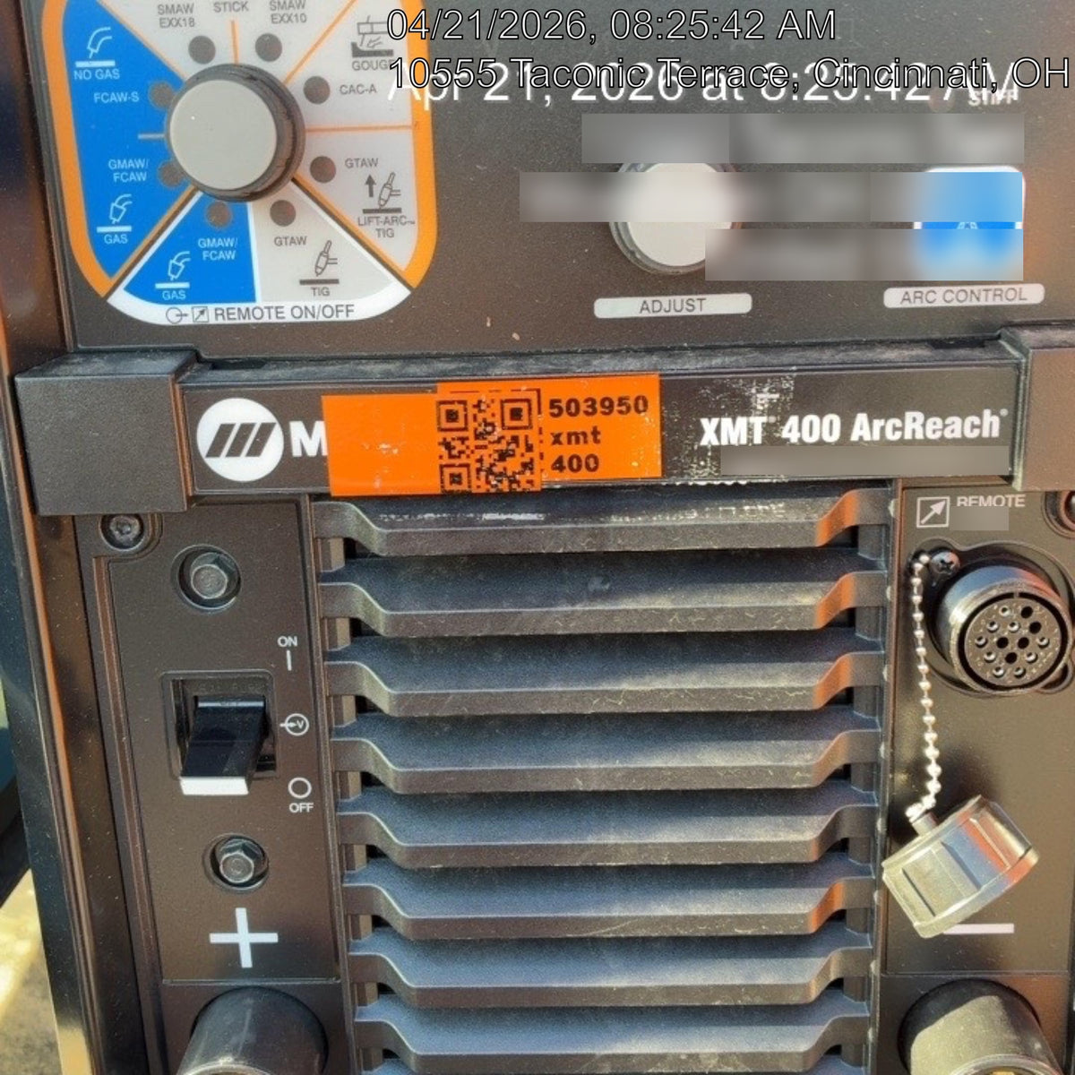 2025 MILLER ELECTRIC XMT 400