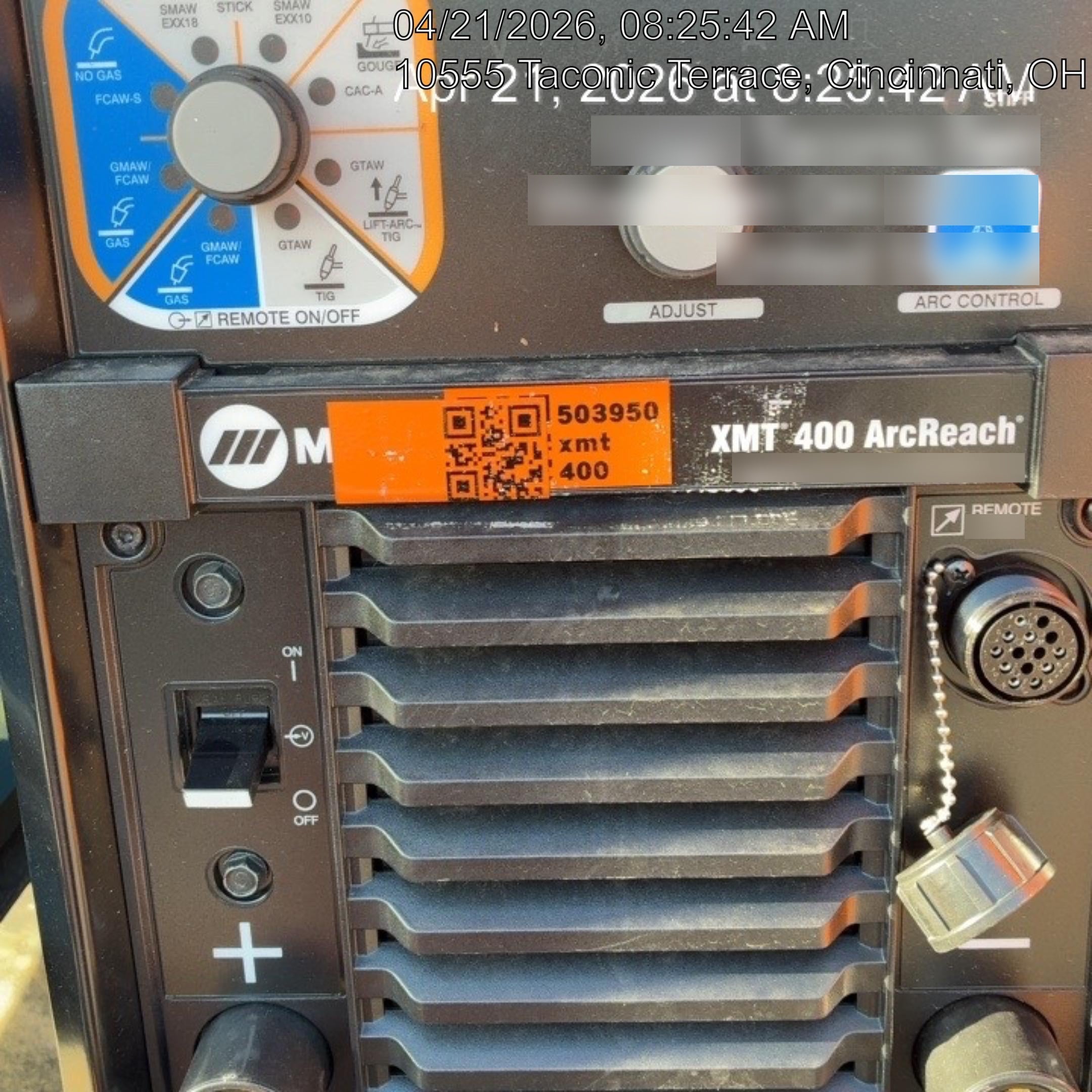2025 MILLER ELECTRIC XMT 400