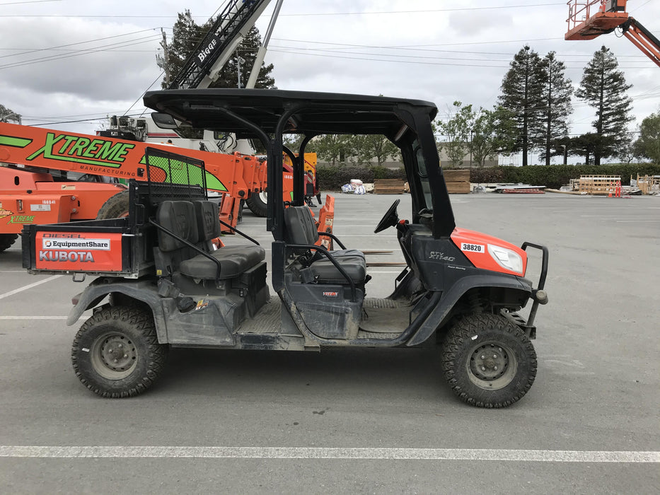 2019 Kubota RTV-X1140W-H 4wd Utility Cart, LED Strobe, Windshield Tempered Glass, Plastic Canopy, Wire Harness Kit, Backup Alarm