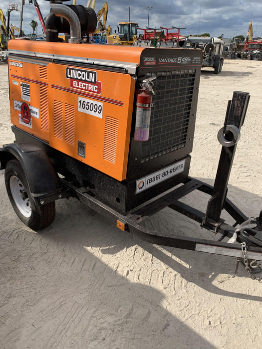 2021 Lincoln Electric Vantage 549X Ready Pak 3, ORANGE (includes trailer, cable rack, fender light kit)