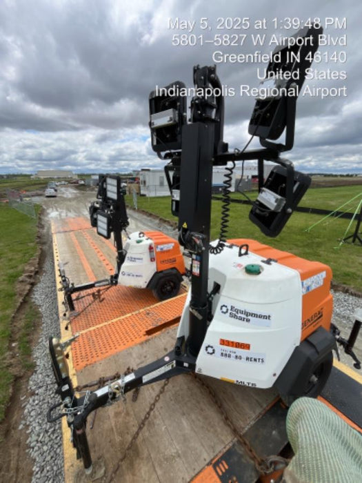 2023 Generac MLT2 Diesel, Flex Switch 120V Input, Powerzone Controller, (4) 320W LED Lights, 4kW Generator, 39.9 Gal Fuel Tank, 2" Ball, T3