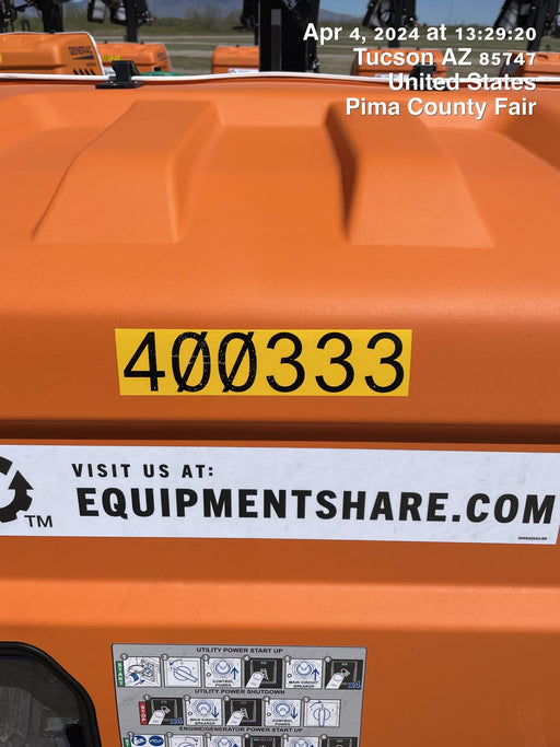 2024 Generac MLT2 Diesel, Flex Switch 120V Input, Powerzone Controller, 
(4) 320W LED Lights, 4kW Generator, 39.9 Gal Fuel Tank, 2" Ball, T3