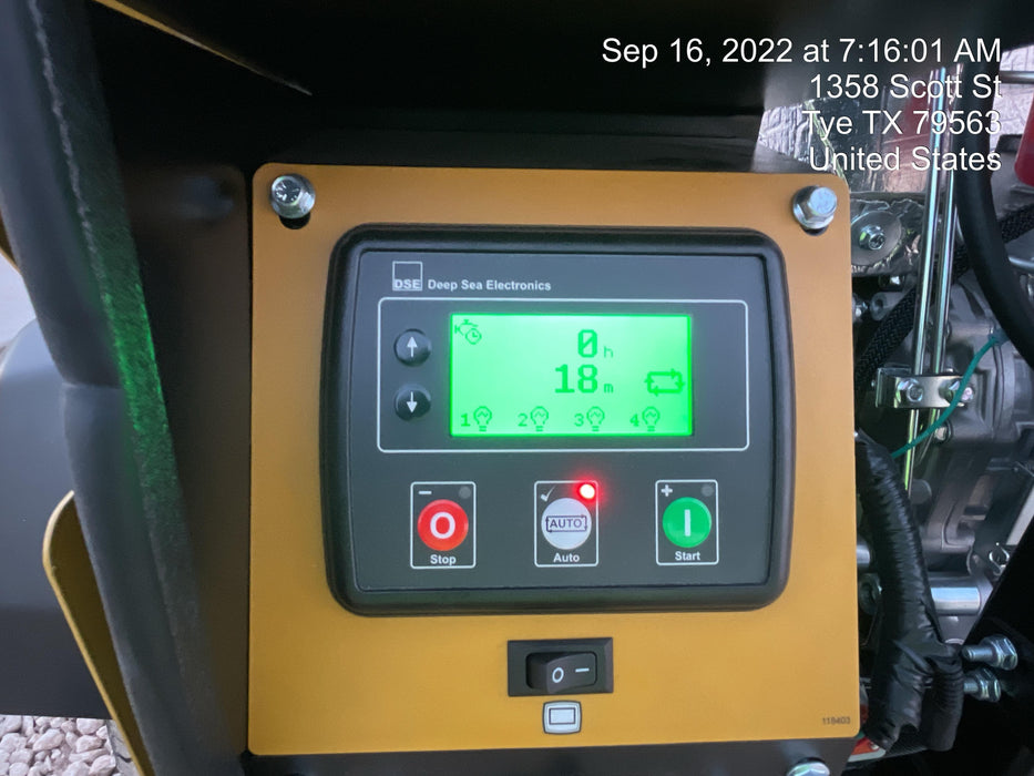 2022 Allmand NLV3GR (4) LED Light Fixture 350W, 23' Vertical Mast, 3kW Prime, Towable, ES Decals, T3