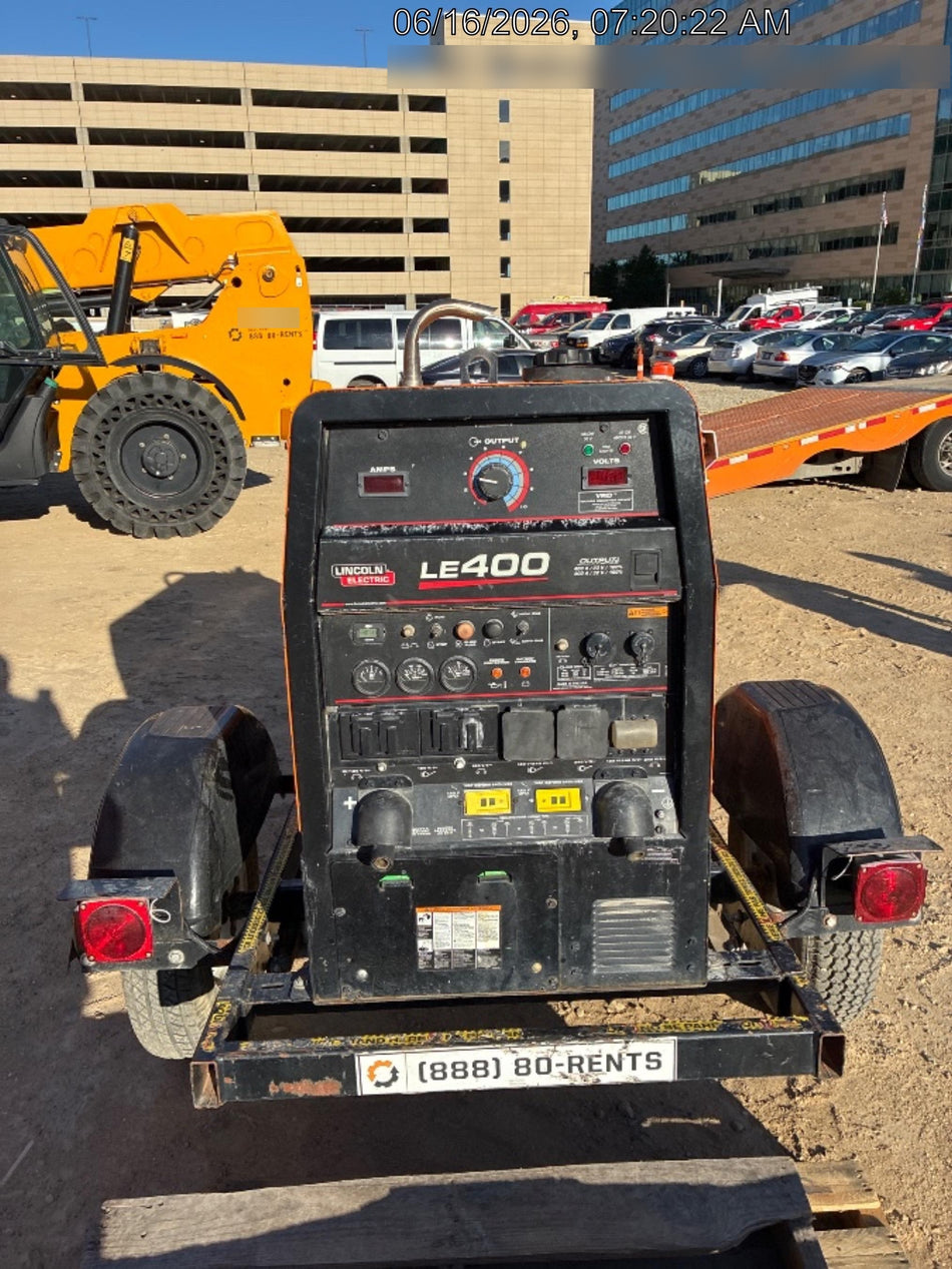 2022 Lincoln Electric LE400 Kubota V1505, Trlr, Cable Rack, Light Kit, ES Decals, T3