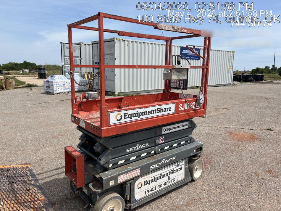 2019 Skyjack SJIII-3219 Standard Options, Trojan Batteries