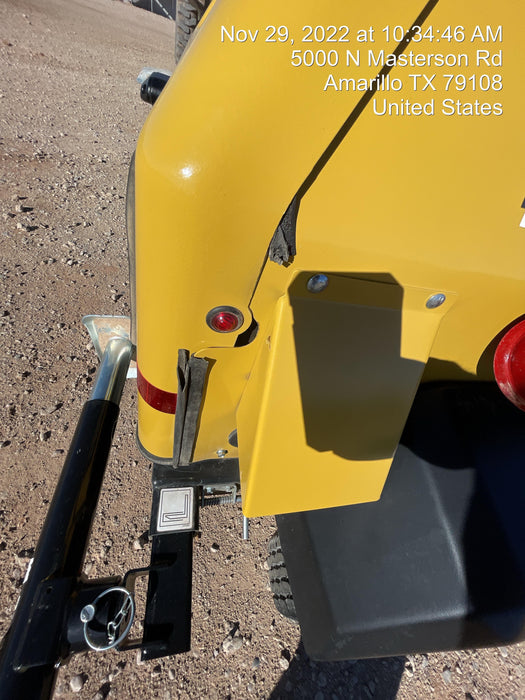 2022 Allmand NLV3GR (4) LED Light Fixture 350W, 23' Vertical Mast, 3kW Prime, Towable, Deep Sea L401, Leveling Jacks, Yanmar T4F 5.8hp