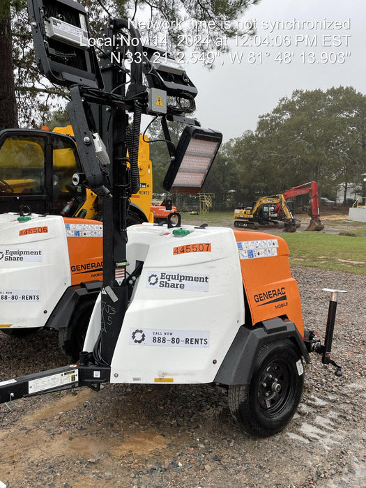 2024 Generac MLT6SKDS-STD4 ELEC WINCH Diesel, Electric Winch Mast, Powerzone Controller, (4) 320W LED Lights, 4kW Generator, 39.9 Gal Fuel Tank, 2" pintle, T3