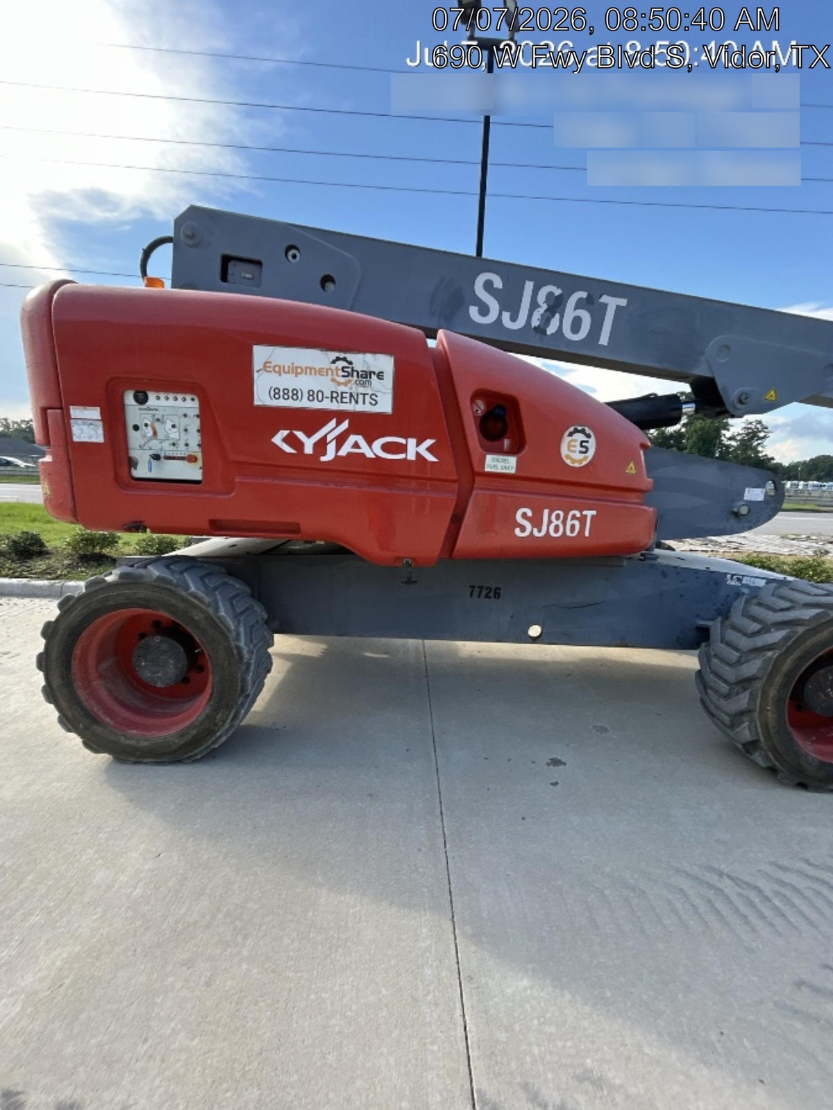 2018 SKYJACK SJ86T