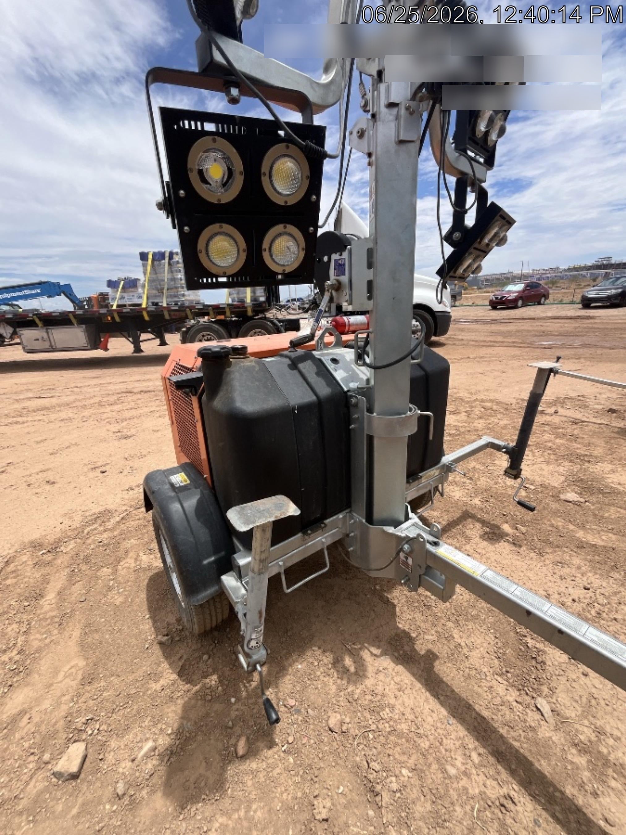 2024 Wanco WLTT-4MM4K Diesel, Deep Sea Controller, Shore Power Plug, Auto Start, (4) 350W LED Floodlights, 4kW Generator, 60 Gal Fuel Tank, 2" Ball, T3