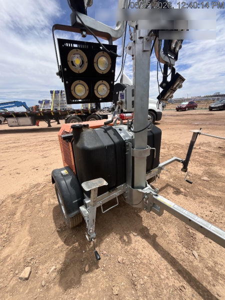 2024 Wanco WLTT-4MM4K Diesel, Deep Sea Controller, Shore Power Plug, Auto Start, (4) 350W LED Floodlights, 4kW Generator, 60 Gal Fuel Tank, 2" Ball, T3