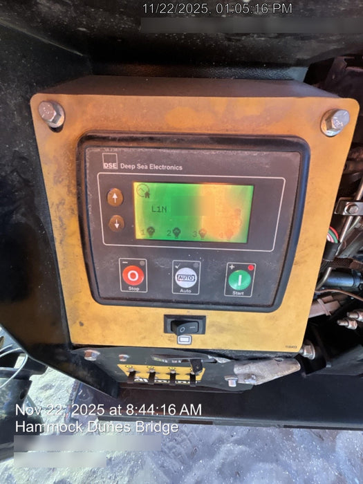 2021 Allmand NLV3GR (4) LED Light Fixture 350W, 23' Vertical Mast, 3kW Prime, Towable, Deep Sea L401, Leveling Jacks, Yanmar T4F 5.8hp