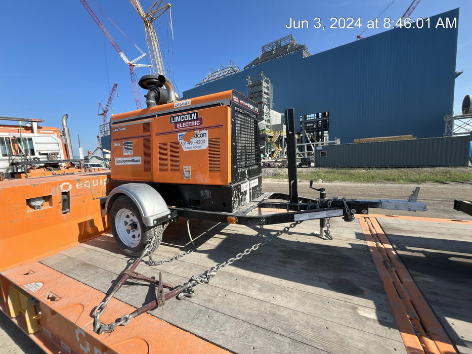 2022 Lincoln Electric Vantage 549X Crosslink Technology, Trailer Mounted, ES Decals, T3