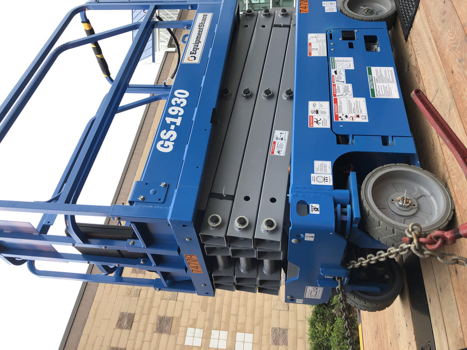 2020 Genie GS-1930 Fixed rails with chain entry gate - Pre A92.20