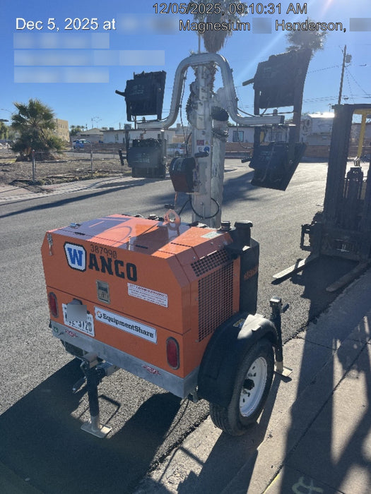 2024 Wanco WLTT-4MM4K Diesel, Deep Sea Controller, Shore Power Plug, Auto Start, (4) 350W LED Floodlights, 4kW Generator, 60 Gal Fuel Tank, 2" Ball, T3