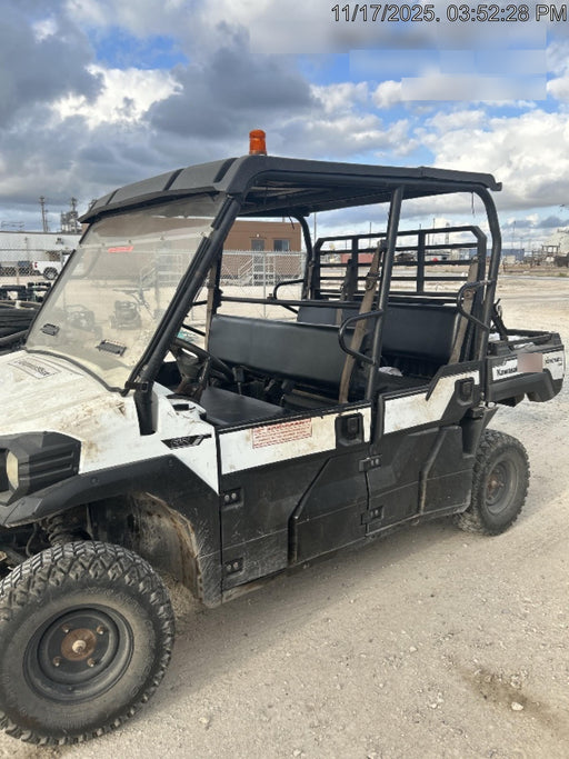 2018 Kawasaki Mule PRO-DXT Kawasaki Mule 4x4 Diesel UTV w/Hard Top, Windshield, Beacon, Backup Alarm, ES Keypad/Hardware Installed