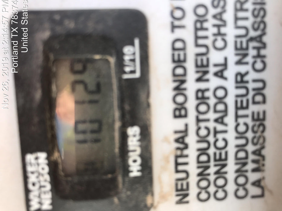 2019 Wacker Neuson LTV6L-MH Wacker Neuson LTV6L Mobile Light Tower w/Fuel Level Sensor Installed