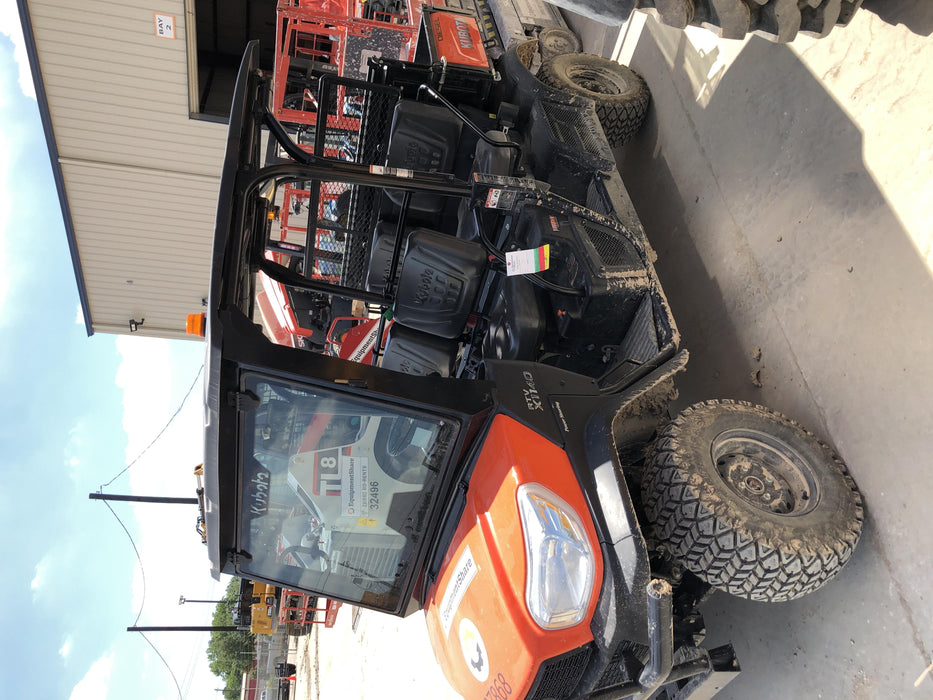 Kubota RTV-X1140W-H 4wd Utility Cart, LED Strobe, Windshield Tempered Glass, Plastic Canopy, Wire Harness Kit, Backup Alarm