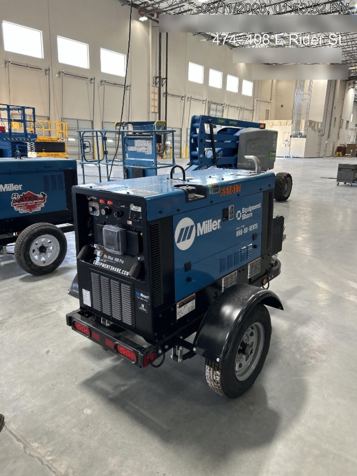2026 MILLER ELECTRIC BIG BLUE 400
