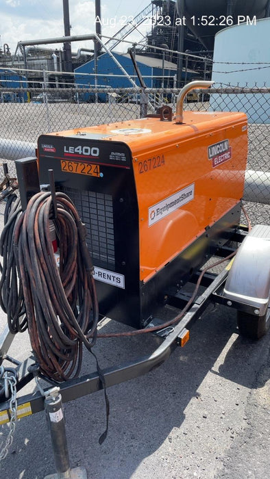 2022 Lincoln Electric LE400 Kubota V1505, Trlr, Cable Rack, Light Kit, ES Decals, T3