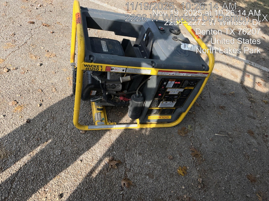 2018 WACKER NEUSON GPS9700V