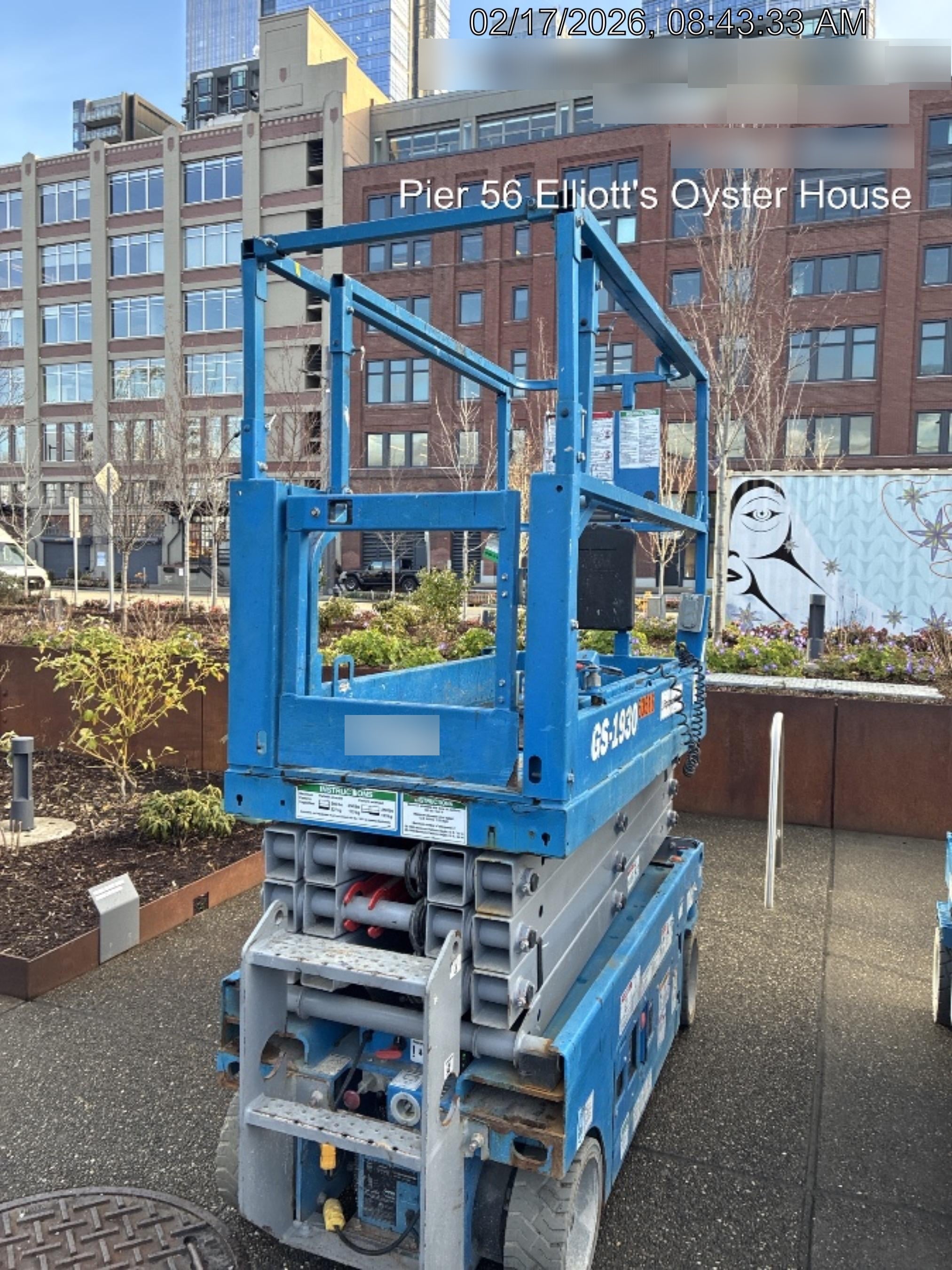 2020 Genie GS-1930 Solid Non Marking Tires, Beacon, Folding rails with half height swing gate