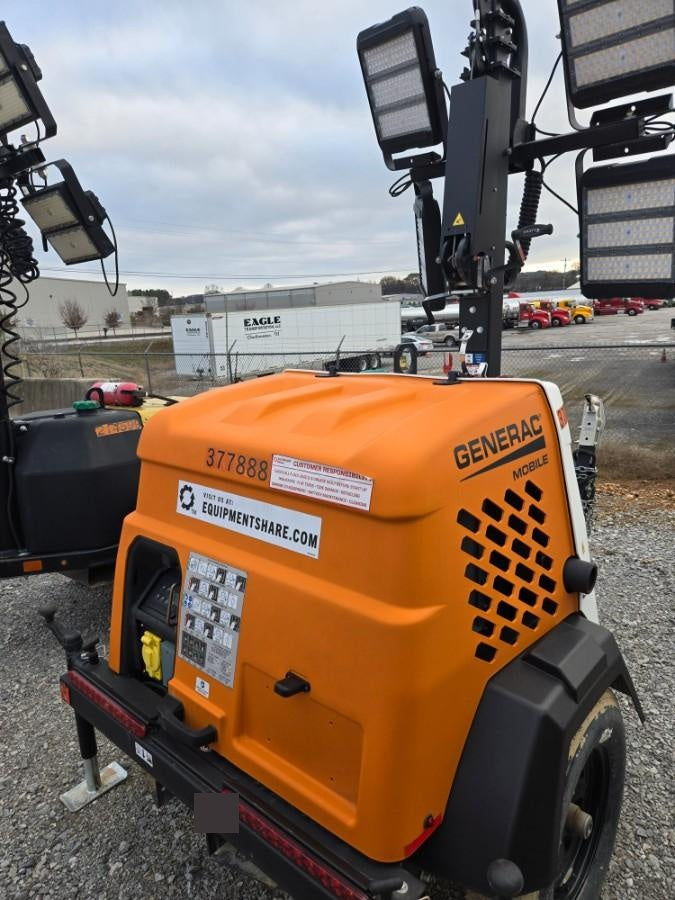 2023 Generac MLT2 Diesel, Flex Switch 120V Input, Powerzone Controller, 
(4) 320W LED Lights, 4kW Generator, 39.9 Gal Fuel Tank, 2" Ball, T3