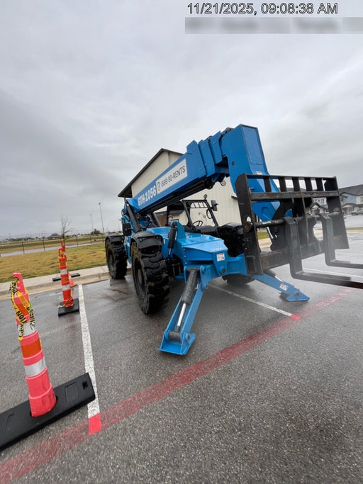 2019 Genie GTH-1056 Canopy, Solid RT Tires, LED Work Lights, Beacon 60" QA Carriage, 60" Forks