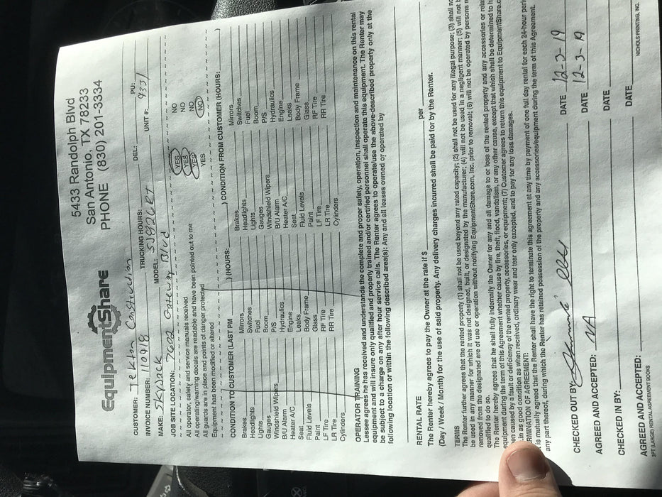 2018 SKYJACK SJ6826 RT