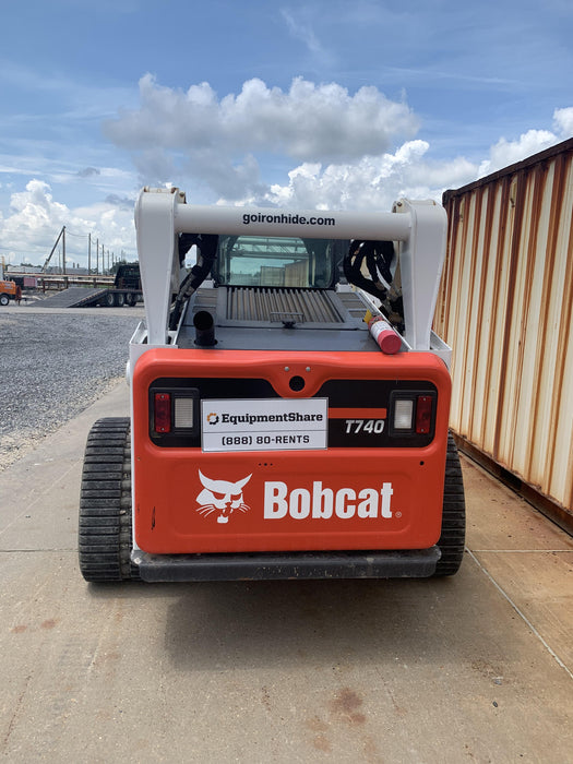 2020 Bobcat T740 74Hp T4, Cab/Heat/Air, Selectable Joystick Controls, Aux Hydraulics, Backup Alarm, P29 Performance Package, Rubber Tracks, Auto Ride Control, Reversing Fan, 7-Pin Attachment Control Kit