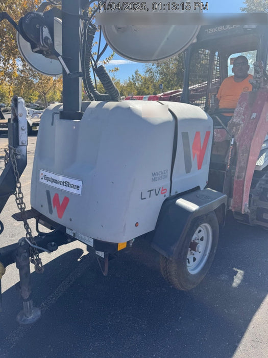 2018 Wacker Neuson LTV6L-MH Wacker Neuson LTV6L Mobile Light Tower w/Fuel Level Sensor Installed