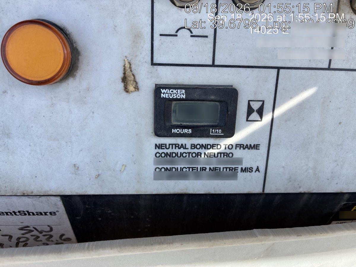Wacker Neuson LTV6K-MH Wacker Neuson LTV6K Mobile Light Tower w/Fuel Level Sensor Installed