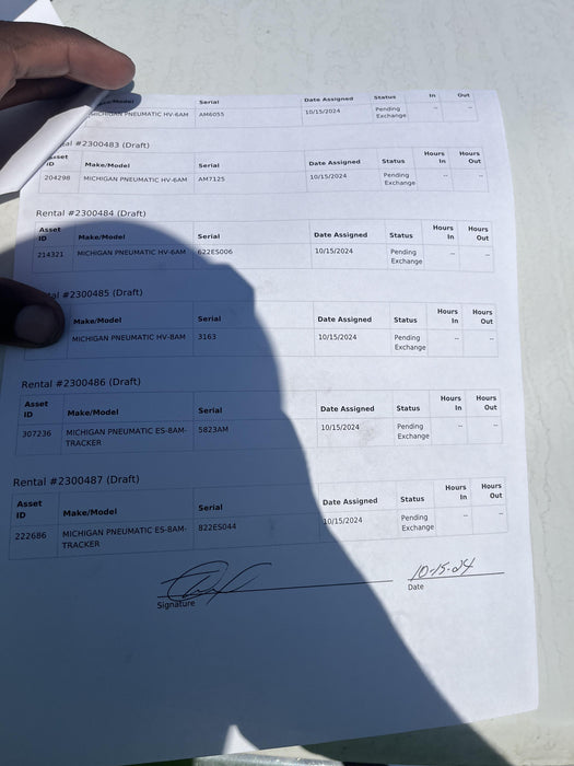 2022 MICHIGAN PNEUMATIC HV-6AM