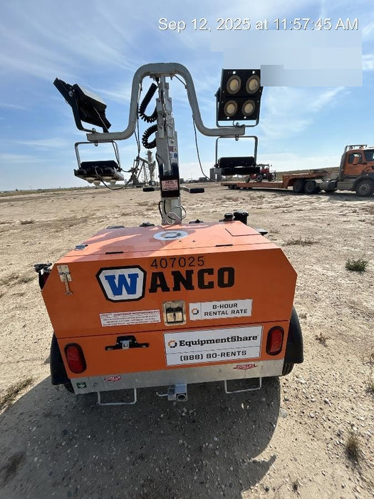 2024 Wanco WLTT-4MM4K Diesel, Deep Sea Controller, Shore Power Plug, Auto Start, (4) 350W LED Floodlights, 4kW Generator, 60 Gal Fuel Tank, 2" Ball, T3