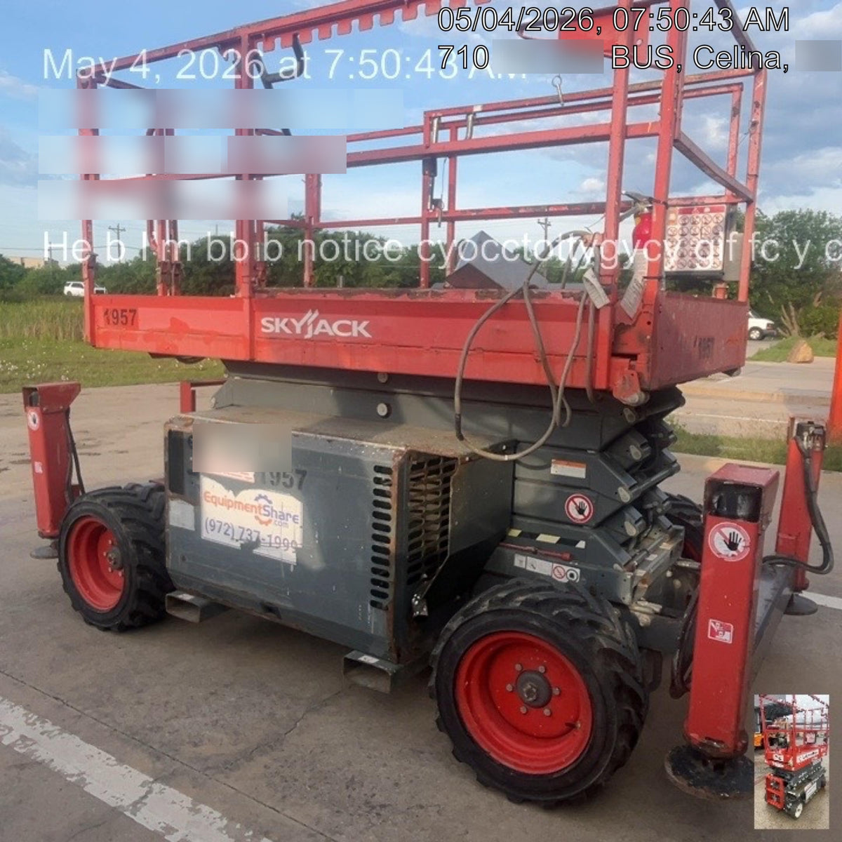 2016 SKYJACK SJ6832 RT