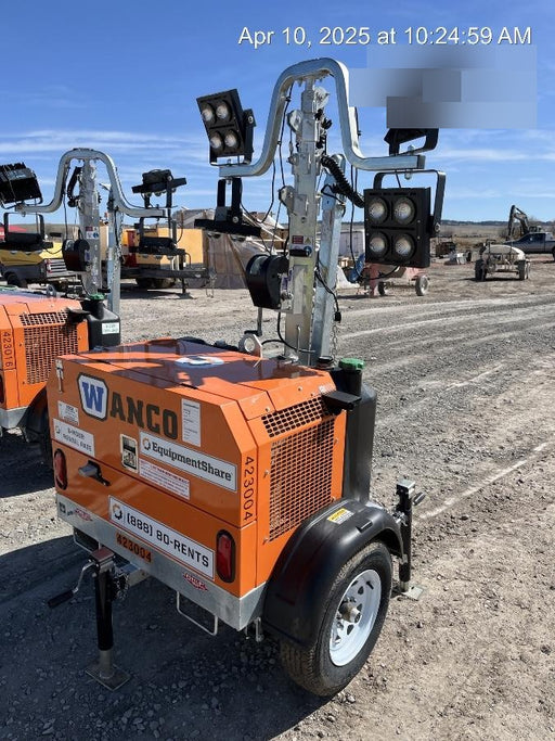 2024 Wanco WLTT-4MM4K Diesel, Deep Sea Controller, Shore Power Plug, Auto Start, (4) 350W LED Floodlights, 4kW Generator, 60 Gal Fuel Tank, 2" Ball, T3