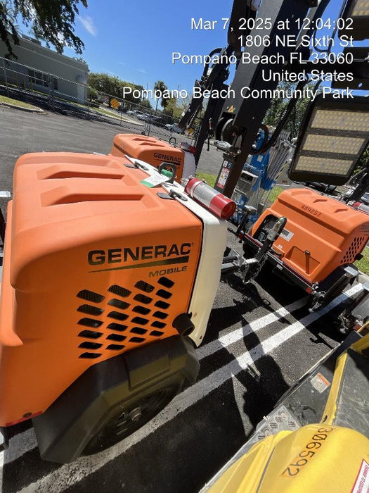2025 Generac MLTS-4 Diesel, Mitsubishi L2E, 7.1 hp @1800 rpm, Flex Switch 120V Input, Powerzone Controller, (4) 320W LED Lights, 4kW Generator, 39.9 Gal Fuel Tank, 2" Ball, T3, ES Decals
