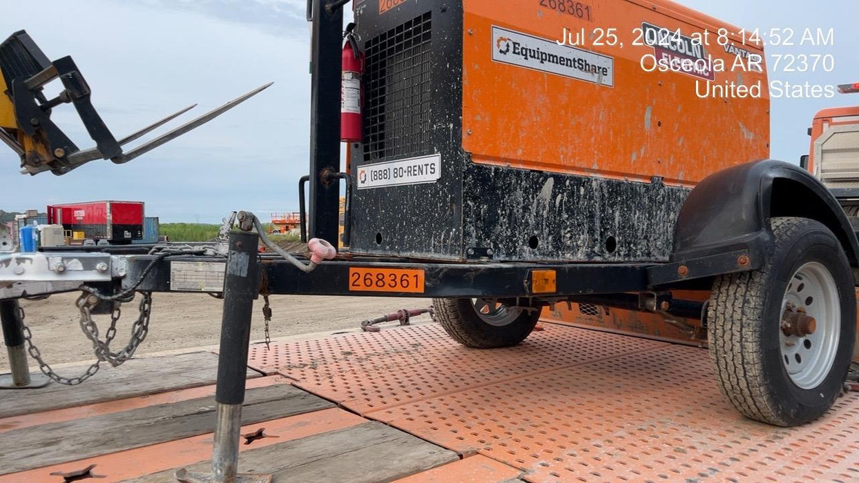 2022 Lincoln Electric LE400 Kubota V1505, Trlr, Cable Rack, Light Kit, ES Decals, T3