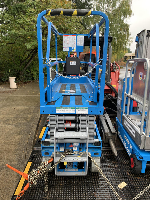 2020 Genie GS-1930 Fixed rails with chain entry gate - Pre A92.20, 800W Inverter