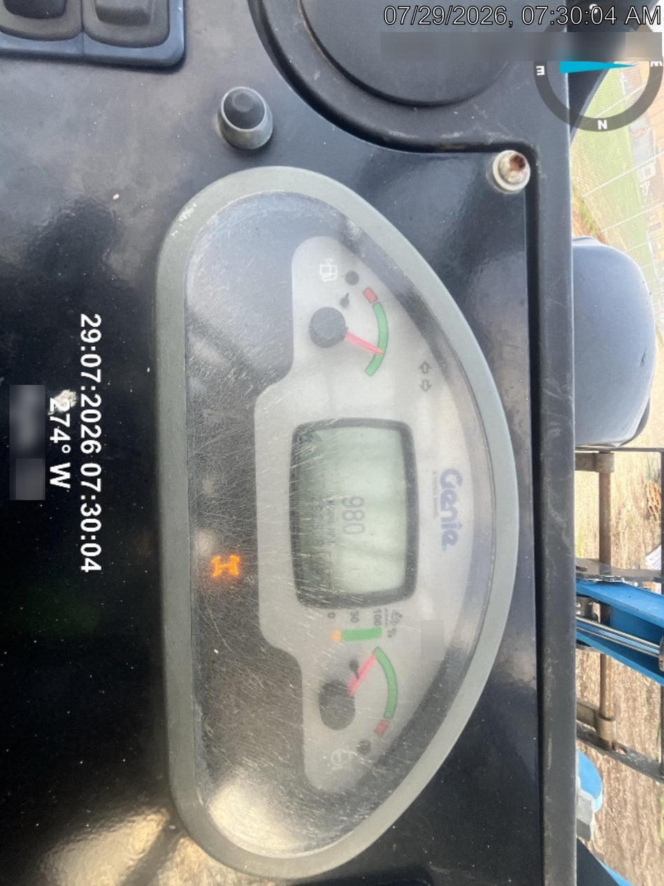 2018 Genie GTH-636 Genie GTH-636 w/Open ROPS, Solid Tires, Work Light/Beacon, 48" Carriage and Forks