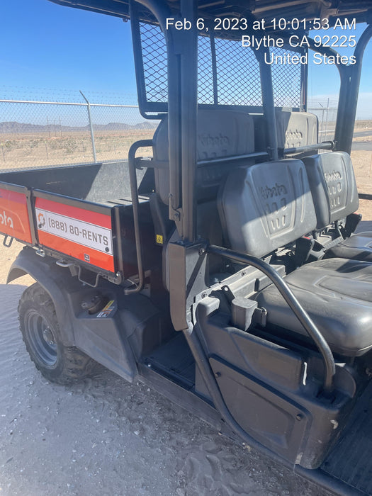 2022 Kubota RTV-X1140W-H Plastic Canopy, Windshield Acrylic Clear, LED Strobe Light, Wire Harness Kit, Back up Alarm