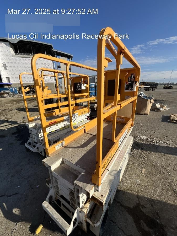 Custom Equipment HB-1430 <ul>
 <li>Hy-Brid Scissor Lift</li>
  <li>Platform capacity up to 670 lbs.</li>
  <li>Working height up to 20 ft</li>
  <li>Weighs under 1,700 lbs.</li>
  <li>Non-marking wheels </li>
</ul>